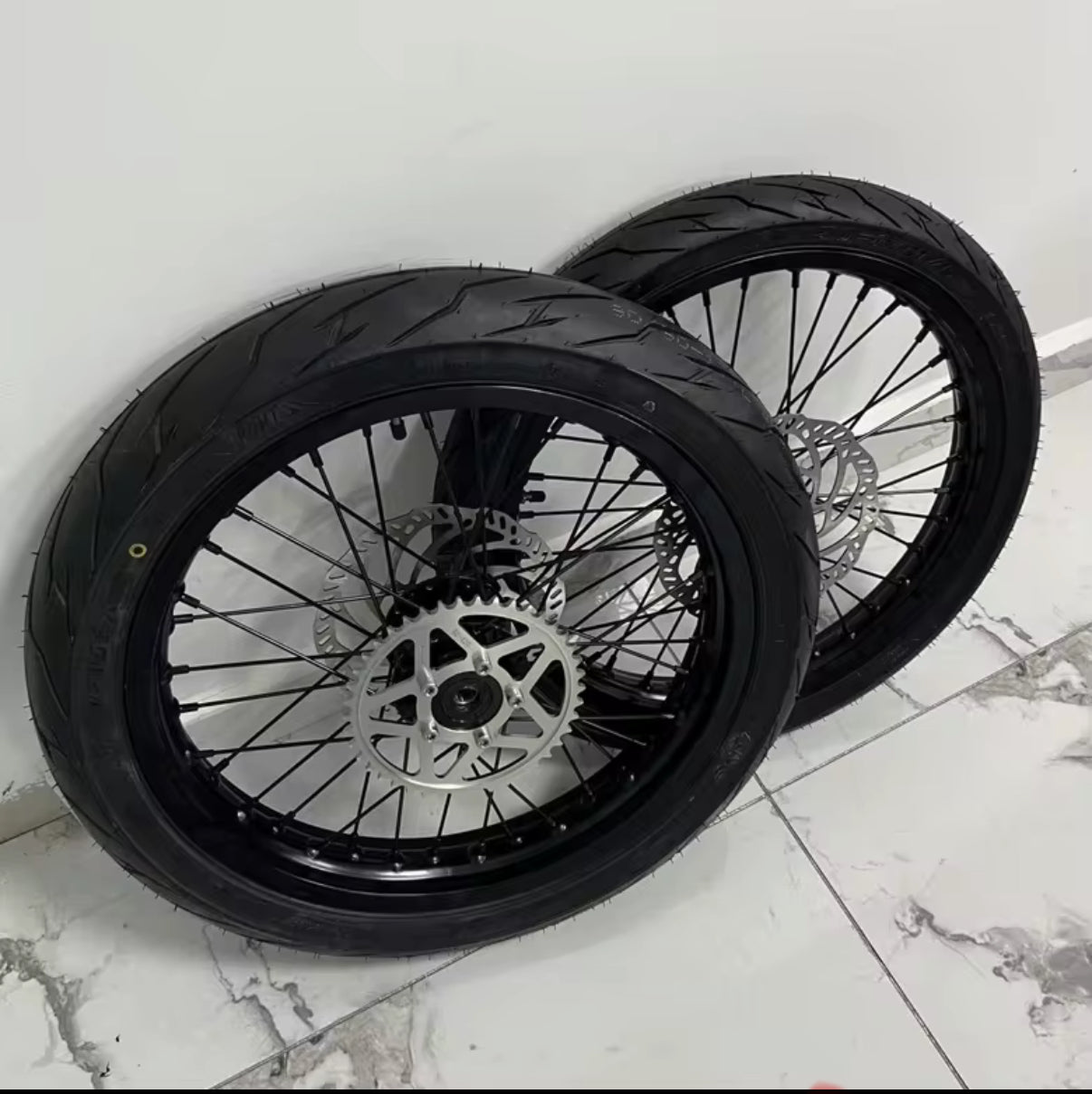 Ultra Bee supermoto wheel set