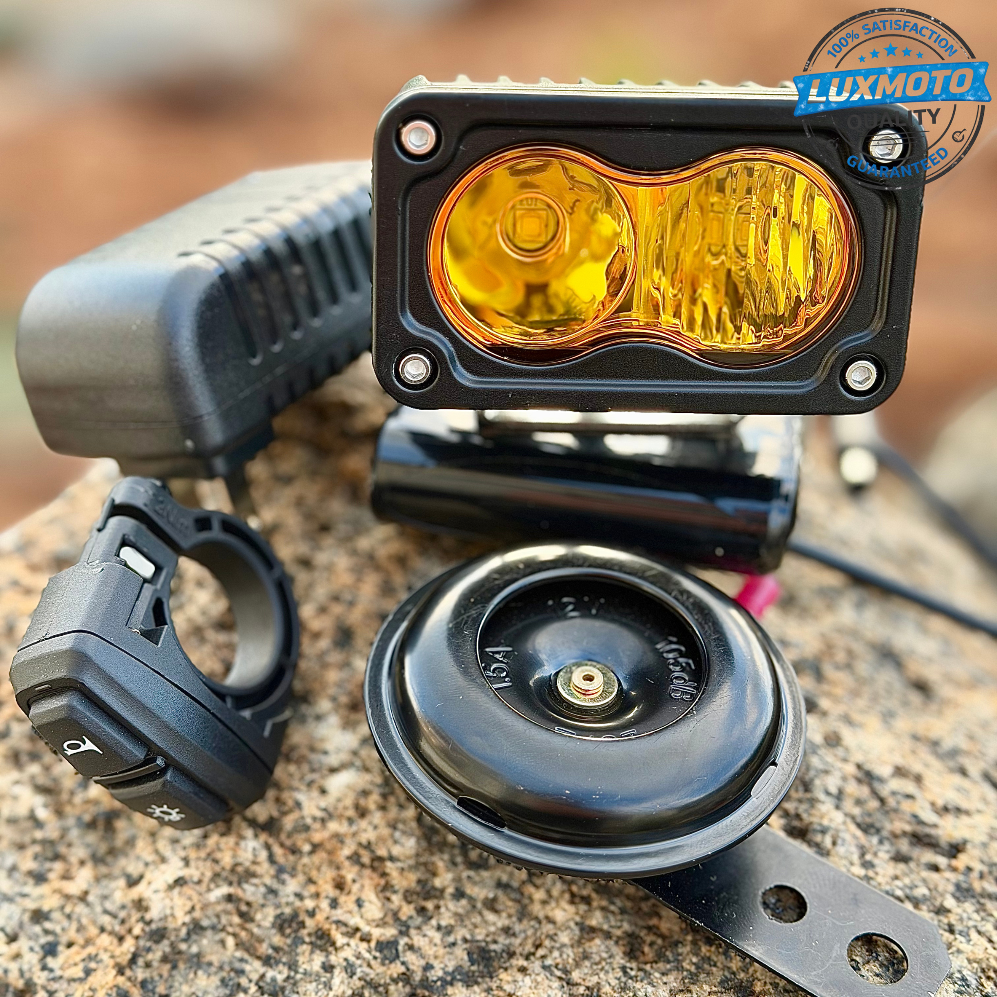 🔥BEST SELLER🔥 Baja Light & Horn  RECHARGEABLE [COMES WITH BATTERY & CHARGER!]