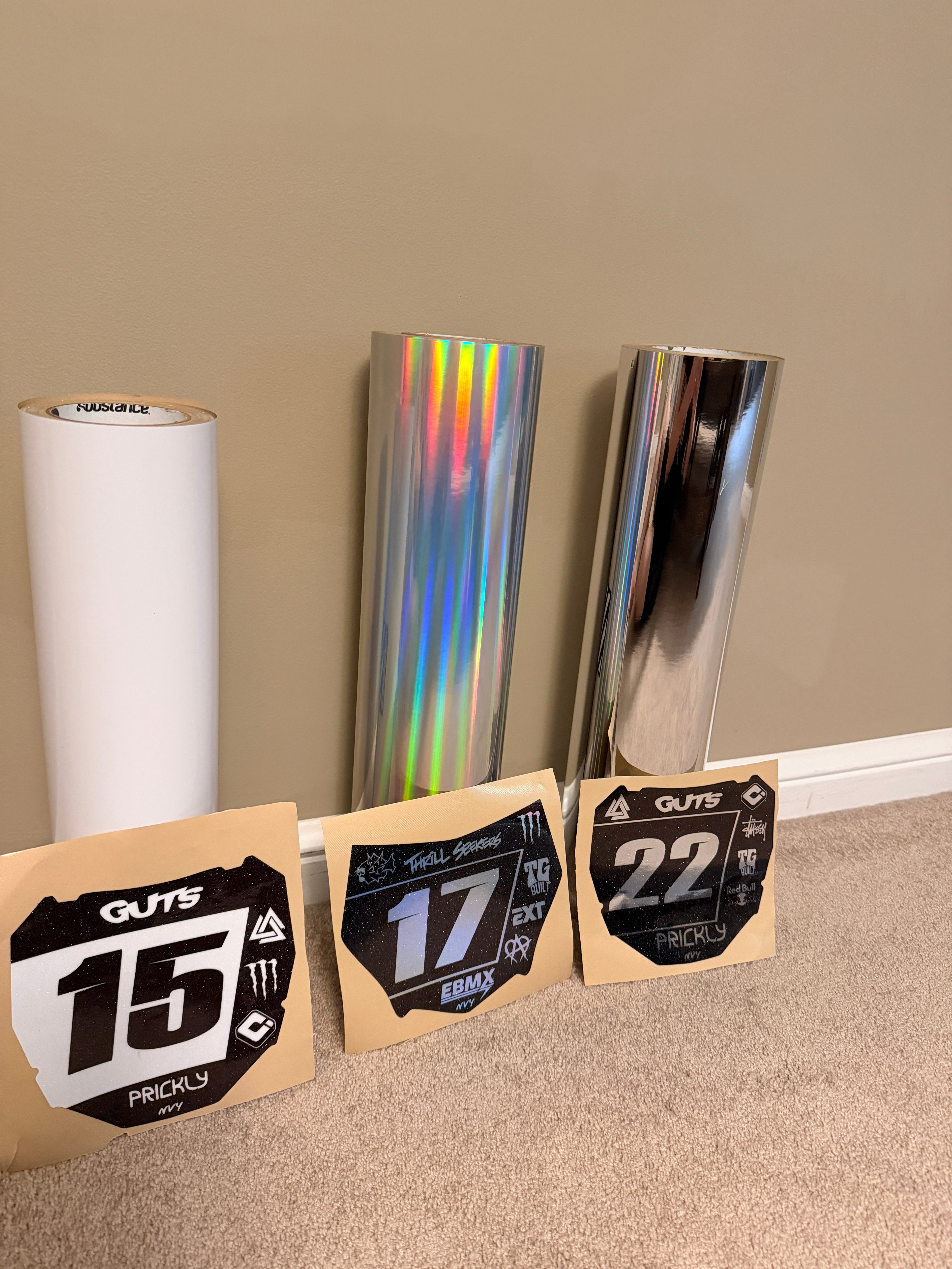 E Bike Fork Guard Decals