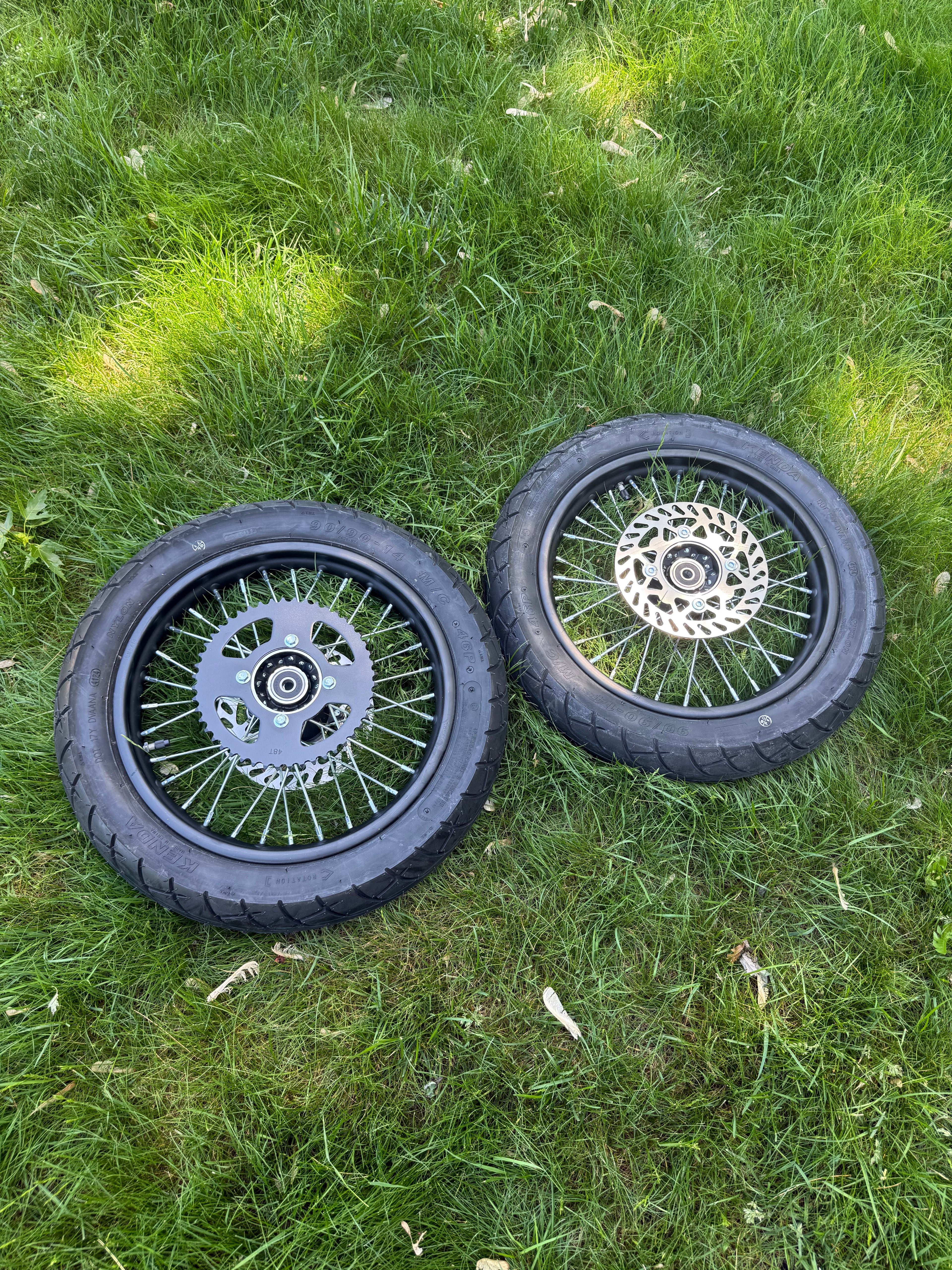 Mini Moto 14 Inch Supermoto Wheels