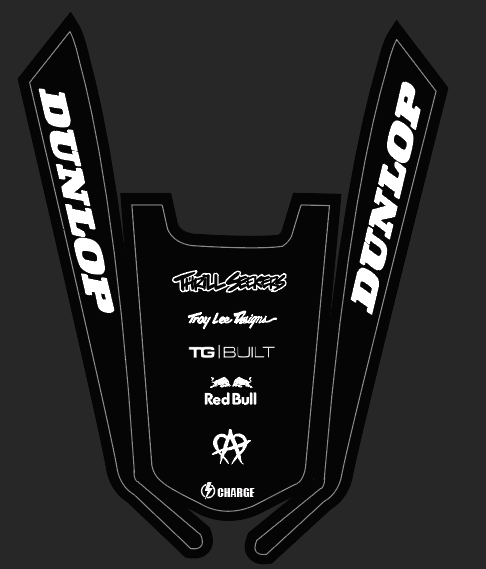 Yozma / Cemoto / Strike Shadow Rear Fender Decal