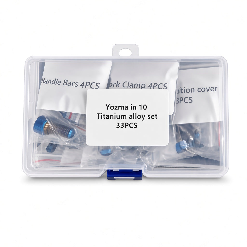 Yozma Titanium Bolt Kit (LABELED)